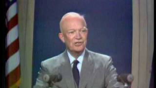 Eisenhower WRCTV 1958 oldest known colour videotaping [upl. by Suqram]