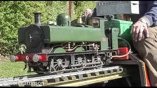 5 inch Gauge GWR 57xx  LBSC Pansy  Live Steam Locomotive [upl. by Furlani]