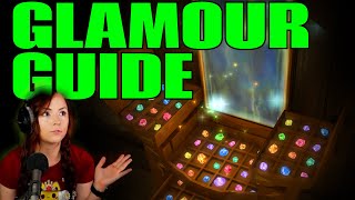 How to Glamour in FFXIV Glamour Plates Glamour Dresser new player guide [upl. by Drhacir]