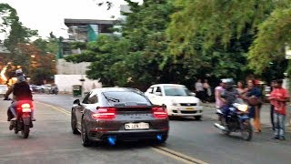 Loudest Porsche 911 Turbo S 750HP w Kline Inconel  Brooke Race Exhaust Shooting Blue Flames [upl. by Dlorrej]