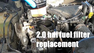 20 HDI fuel filter replacement [upl. by Oakes]