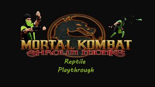 The Last Saurian  Mortal Kombat Shaolin Monks  Reptile Playthrough [upl. by Esilenna]