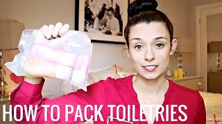 How to Pack Toiletries When Traveling CarryOn Only [upl. by Micaela]