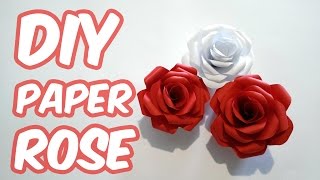 How To Make Paper Rose  Kako napraviti ružu od papira [upl. by Sadirah]