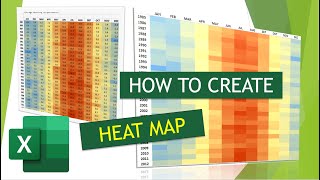 How to Create a Heat Map with Excel [upl. by Cochran185]