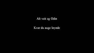 Wardruna  Aurora  Helvegen Lyrics [upl. by Tybi]