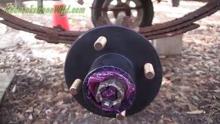 How To Replace Trailer Hub and Bearings [upl. by Shiller409]