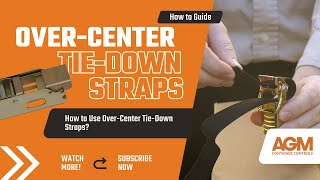 How To Use Over Center Tie Down Straps [upl. by Doloritas576]