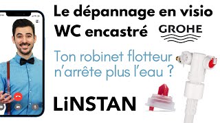 Chasse deau GROHE ne se remplit plus  WC suspendu  LINSTAN [upl. by Kries118]