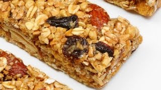 Homemade granola bars recipe no bake [upl. by Ayian]