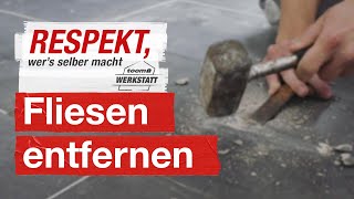 Fliesen entfernen und austauschen  toom Werkstatt [upl. by Gant]