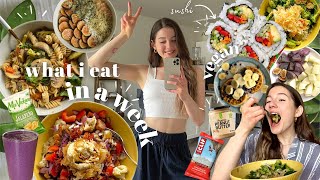 what I eat in a week   easy  vegan  realistic [upl. by Alwyn]