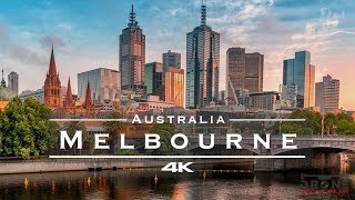 Melbourne Australia 🇦🇺  by drone 4K [upl. by Cranford]