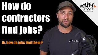 How Do Contractors Find Jobs Explained [upl. by Aihsekat]