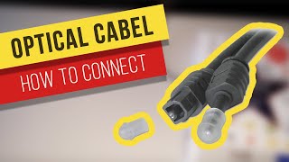 How to connect optical cable to Samsung TV  Soundbar [upl. by Drareg460]