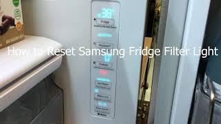 How to Reset Samsung Fridge Filter [upl. by Inacana294]