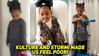 10 Moments Kulture and Stormi made us FEEL POOR [upl. by Htinek]