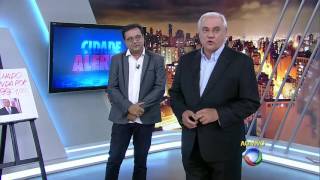 Geraldo Luis visita Marcelo Rezende no Cidade Alerta [upl. by Sabanrab]