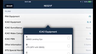 ForeFlight HowTo Filing ICAO Flight Plans [upl. by Kaden770]