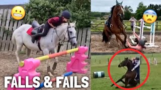 horse FALLS amp FAILS  Subscriber Edition  equinemollie [upl. by Reddy]