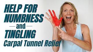 Help for Numbness and Tingling in Hand Carpal Tunnel Relief [upl. by Naugal]