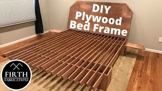 DIY Plywood Bed Frame [upl. by Fleisher]