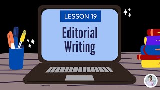 Grade 9  Lesson 19  Editorial Writing  Teacher Adam Concepcion [upl. by Hart]