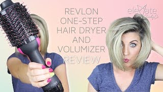 REVLON VOLUMIZING HAIR DRYER 🌟 OneStep Volumizer Hair Dryer Salon Pro Collection Review [upl. by Riek]