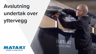 Avslutning undertak over yttervegg  Prosjektering [upl. by Aivila]