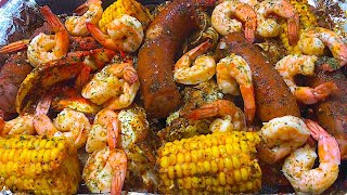 How to Make a Oven Baked Seafood Boil THE RIGHT WAY [upl. by Tavey]