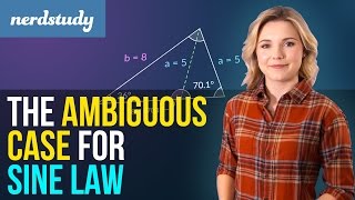 The Ambiguous Case for Sine Law  Nerdstudy [upl. by Airdnaed]