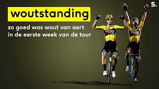 Zo sterk was Wout van Aert in de eerste week van de Tour [upl. by Esiuqcaj]