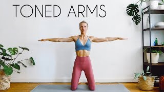 10 MIN TONED ARMS WORKOUT At Home No Equipment [upl. by Dixie]