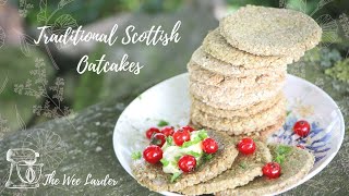 Traditional Scottish oatcakes recipe easy oatcakes recipe [upl. by Hock]