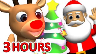 quotKids Christmas Songsquot 3 Hours  Rudolf Santa Claus Frosty amp More Children Busy Beavers [upl. by Obelia]