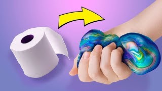 12 INCREÍBLES MANUALIDADES CON SLIME [upl. by Dianuj]