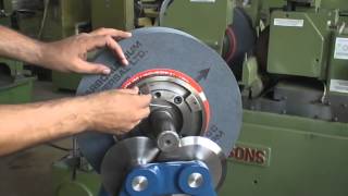 CENTERLESS GRINDING WHEEL BALANCING  BHAGWANSONS CENTERLESS GRINDERS [upl. by Amery9]