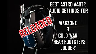 Best Astro A40TR  Mixamp settings for Warzone Season 3 and Cold War Multiplayer RELOADED [upl. by Adnih]