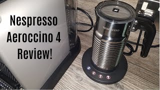 Nespresso Aeroccino 4 Milk Frother Review  Worth upgrading from the Aeroccino 3 [upl. by Aihsoj856]