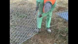 Gabion Installation Video [upl. by Nybbor]