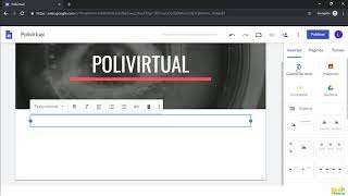 ¿Cómo crear un Portafolio en Google Sites [upl. by Blackburn645]