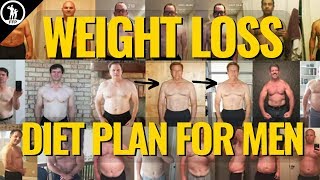 Mens Diet Plan To Lose Weight EASY and SUSTAINABLE [upl. by Htrowslle]