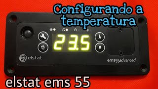 Como regular a temperatura do controlador elstat ems 55 geladeira [upl. by Drusie]