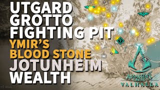 Utgard Grotto Wealth Chest Assassins Creed Valhalla Jotunheim Fighting Pit [upl. by Hornstein]