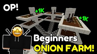 OP Beginners Onion Farm  Roblox Islands [upl. by Aikyt]