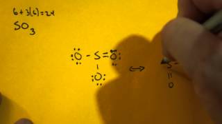 Lewis Dot Structure of SO3 Sulfur Trioxide [upl. by Oniram]