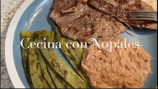 Cecina Asada con Nopales [upl. by Aubert]