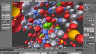 Blender Tutorial  Importing a Molecule Using the Protein Data Bank Add On Making a DNA Animation [upl. by Selwin]