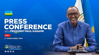 🔴LIVE Press Conference with President Kagame  1 March 2023 [upl. by Longawa]