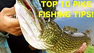 10 Tips to help you catch more pike on lures Pike fishing tips and techniques [upl. by Rbma]